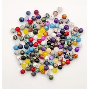 Yiğit Aksesuar Karışık Doğal Taş 8 mm 50 Adet