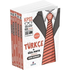 Lider Yayınları KPSS 2022 Genel Yetenek Genel Kültür Çözümlü Soru Bankası Modüler Set