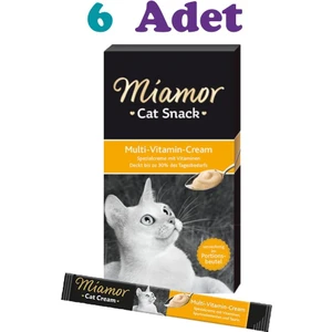 Multi Vitamin Cream Kedi Ödül Maması 15 Gram 6'lı