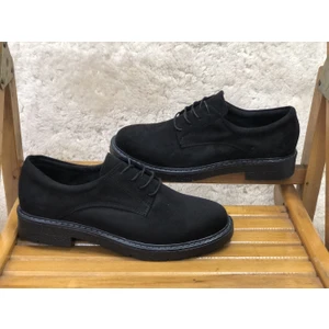 Unisex Ipli Kaymaz Taban Süet Klasik Model Oxfort Ayakkabı