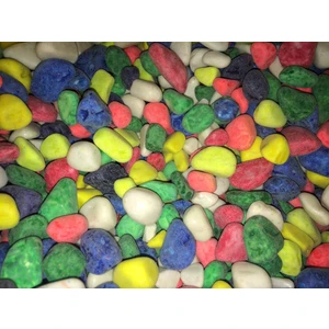 Badem Akvaryum Renkli Taş Dekoratif Taş Renkli 1 Kg