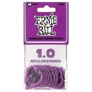 Ernie Ball P09193 Evarlast  Mor 1.0 mm 12'li Paket Pena Gitar Penası