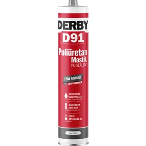 D91 Poliüretan Mastik Beyaz 280ml