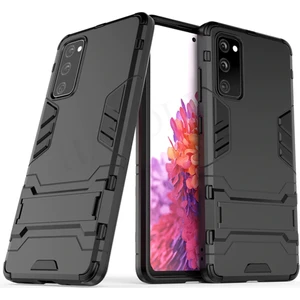 Samsung Galaxy S20 Fe Fan Edition Alfa Serisi Armor Standlı Perfect Koruma Kılıf - Siyah