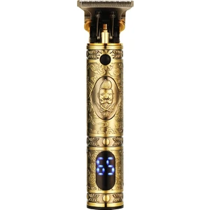 V-228 5 W USB Retro Oyma Saç Kesme LED Dijital Ekran (Bronz) (Yurt Dışından)
