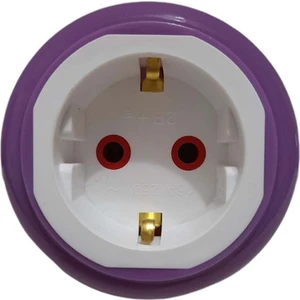 Gece Lambası Prizli LED Anahtarlı 99-04 - Mor