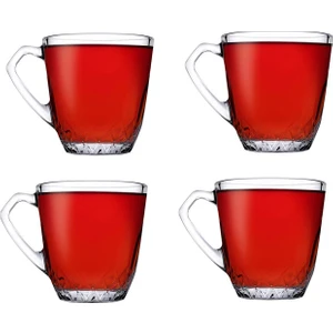 4 Adet Paşabahçe Mercan Kulplu Bardak