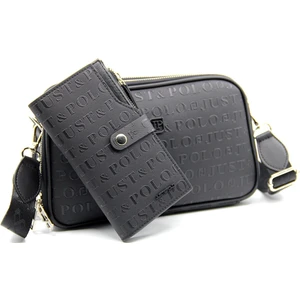 Just Polo Kadın Ayarlanabilir Askılı 6 Bölmeli Mini Çanta ve Cüzdan Kombini MDS4023-1001