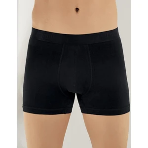 Likralı Şahinler Yazılı Torbalı Boxer Siyah ME031