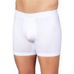Likralı Şahinler Yazılı Torbalı Boxer Beyaz ME031