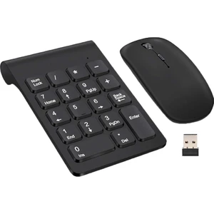 2.4g Sayısal Tuş Takımı USB Kablosuz Mouse Seti (Yurt Dışından)