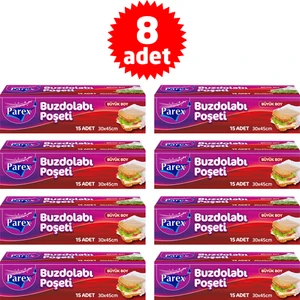Buzdolabı Poşeti Büyük Boy 8'li