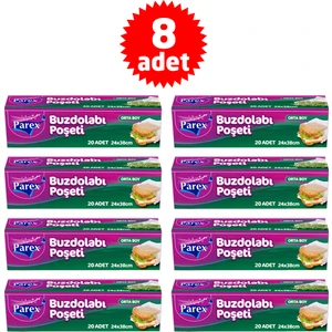 Parexbuzdolabı Poşeti Orta Boy 8'li