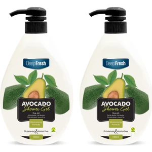 Deep Fresh Duş Jeli Avakado 1 Lt X 2 Adet