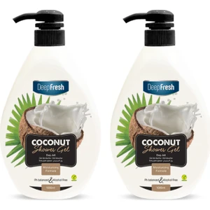 Deep Fresh Duş Jeli Coconut 1 Lt X 2 Adet