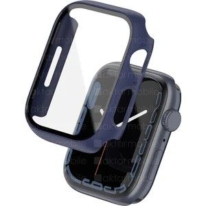 Apple Watch 7 45 mm Uyumlu Ekran Koruyucu Kasa Koruma Full Body Gard Tüm Gövde Koruyucu Tam Koruma