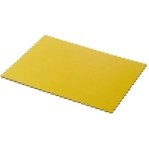 Turta Mendili Pasta Altlığı Gold Dikdörtgen 17 x 31