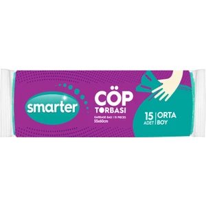 SMARTER ORTA BOY ÇÖP TORBASI 55x60cm ( Çöp Poşeti )