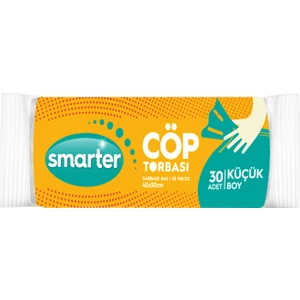 SMARTER KÜÇÜK BOY ÇÖP TORBASI MİNİ 40x50cm ( Çöp Poşeti )