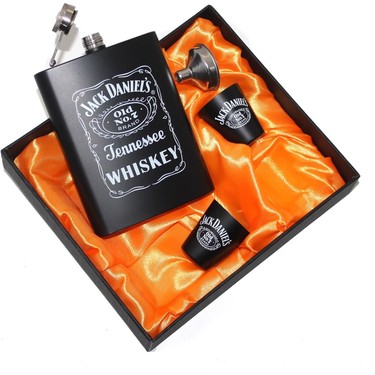 ジャッキー　セット販売 Jack Içki Viski Konyak Vodka Matara Seti 8 Oz 227 ml Fiyatı