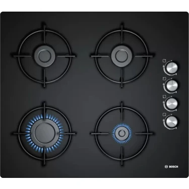 Bosch POP6C6O10L Serie 2 Gazlı Ocak 60 cm Sert Cam,