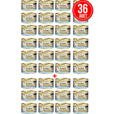 Gourmet Gold Purina Gourmet Gold Kıyılmış Ton Balıklı Yaş Kedi Maması 85 gr x 36