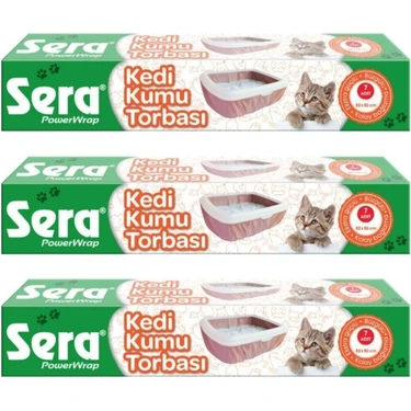 Sera Kedi Kumu Torbası 3x7'li 82x50 cm (3