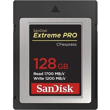 SanDisk Extreme Pro 128GB CFexpress Kart 1700MB/s Okuma Fiyatı