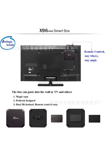 Set Üstü Kutu X96 Mini S905W 2G 16G 4K Yüksek Çözünürlüklü Akıllı Ağ Oynatıcı Tv Kutusu (Yurt Dışından)