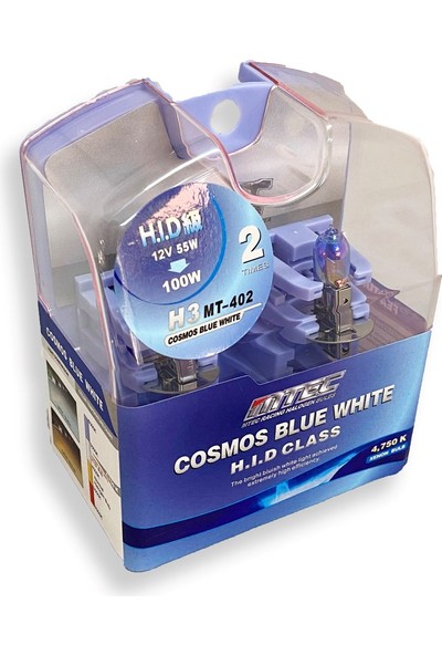 Mtec H3 Cosmos Extrawhite Sıcak Beyaz Işık Beyaz Ampul- Mtec