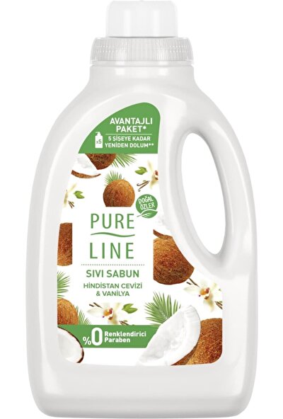 Pure Line Hindistan Cevizi Sıvı Sabun 1400 ml