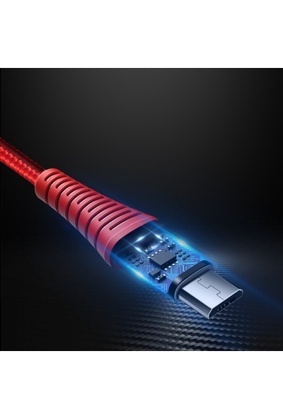 Rock Space Z9 Hi-Tensile Micro USB Şarj ve Data Aktarım Kablosu 120CM 2A