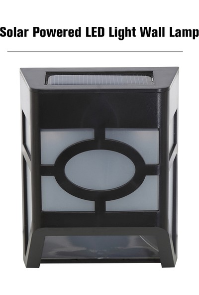 Gahome Güneş Enerjili LED Işık Duvar Lambası 2 Leds Güneş (Yurt Dışından)