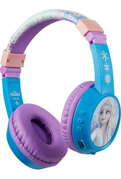 Disney Frozen Karlar Ülkesi 2 Lisanslı Mikrofonlu Bluetooth Kulak Üstü Çocuk Kulaklığı