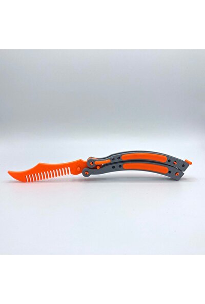 Ateştech Cs:Go Bıçağı Şeklinde Plastik Kelebek Tarak- Tarak Kitleme Aparatlı