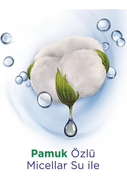 Micellar Care Pamuk Özlü Micellar Su ile Banyo ve Duş Jeli 750 ml x2 Adet+Duş Lifi modelleri