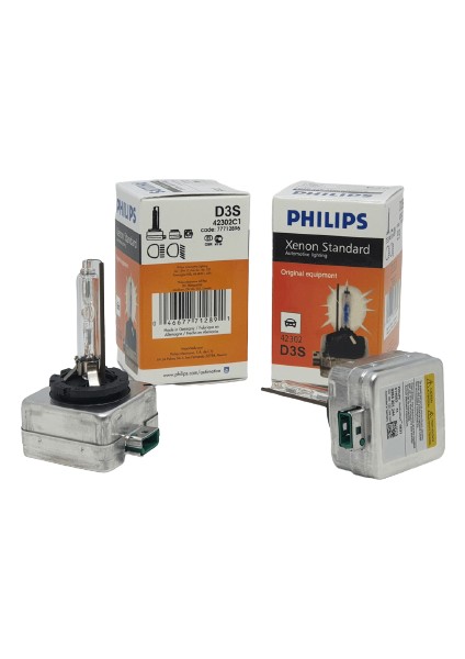 Audi A3 Xenon Oto Ampul Philips D3S 6000K (2008-2012)