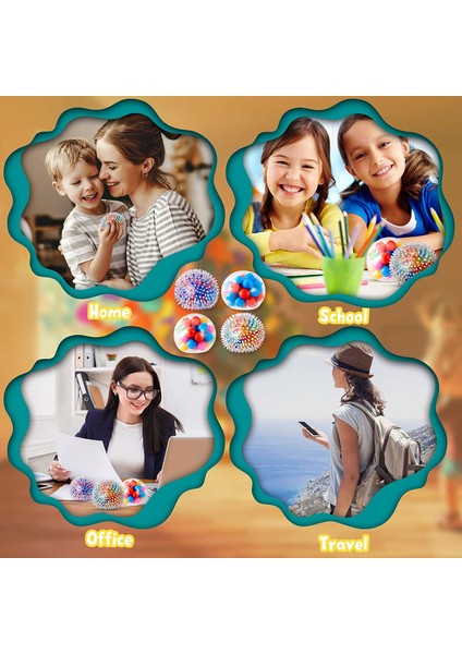Stres Oyuncak Sıkma Top 4'lü (Yurt Dışından) indirimleri