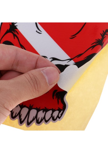 2 Parça Yansıtıcı Tüplü Dalış Dalgıç Kayak Sticker Çıkartması (Yurt Dışından) modelleri