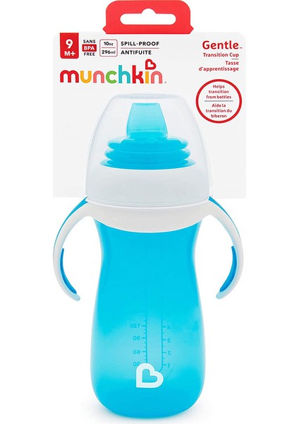 Duyarlı Geçiş Bardağı | 9 Ay+ Bebekler İçin | 296 ml | Sızdırmaz & Kolay Tutulan Tasarım | Mavi fırsatları
