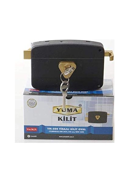 Yuma Trajlı 14CM Oval Kilit YM-600