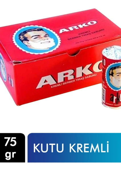  Arko Berber Tıraş Sabunu 75 G x 12'li Kutu Kremli 8690506422622  Yüz Kremi