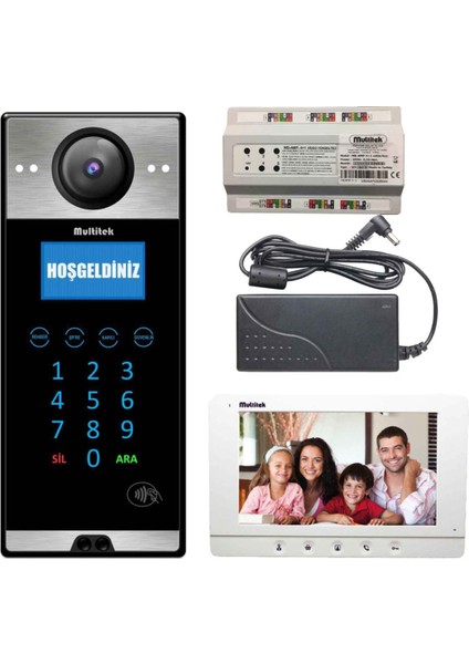 18 Daire 7 Inç Görüntülü Diafon (Mb-12/mb-73)Beyaz