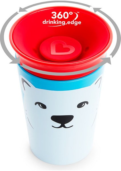 Mucize 360° Wildlove Alıştırma Bardağı, 12AY+, 266ML, Ayı, 1 Paket fiyatları