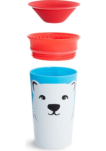 Mucize 360° Wildlove Alıştırma Bardağı, 12AY+, 266ML, Ayı, 1 Paket modelleri