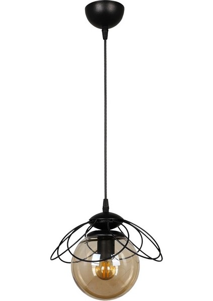 Alaca Tekli Avize Siyah Bal Cam fiyatları