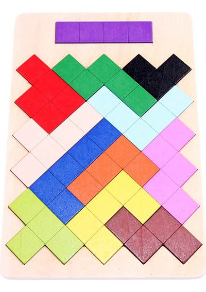 Ahşap Tetris Zeka Oyunu