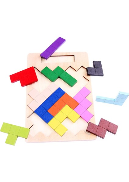 Ahşap Tetris Zeka Oyunu
