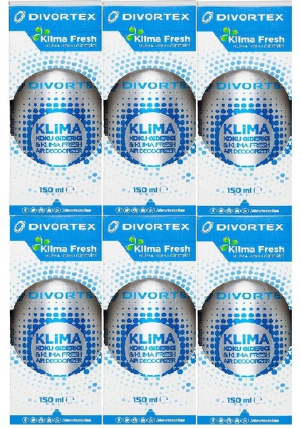 Limon Klima Fresh Temizleyici (Klima Bombası) 150 ml x 6 Adet