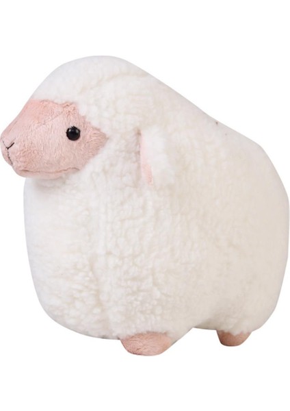 Kuzu Beyaz & Pembe Peluş 45 cm
